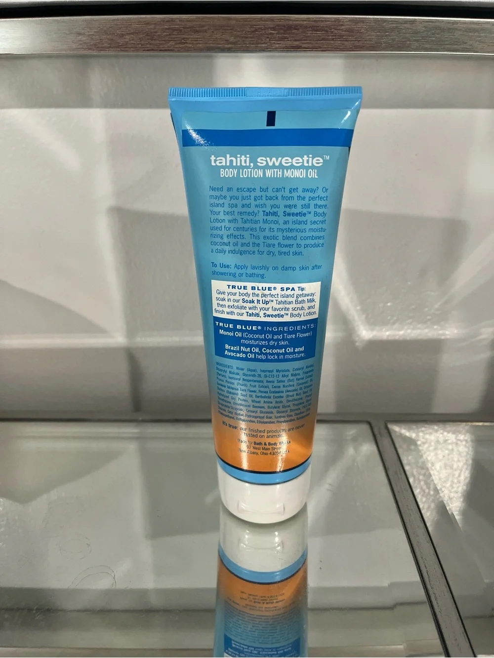 True blue spa Tahiti sweetie body lotion